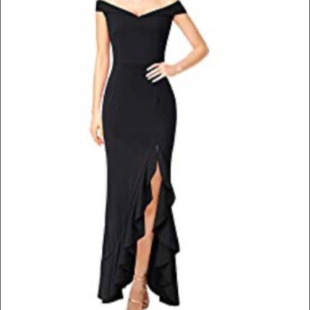 Black Dress Off Shoulder